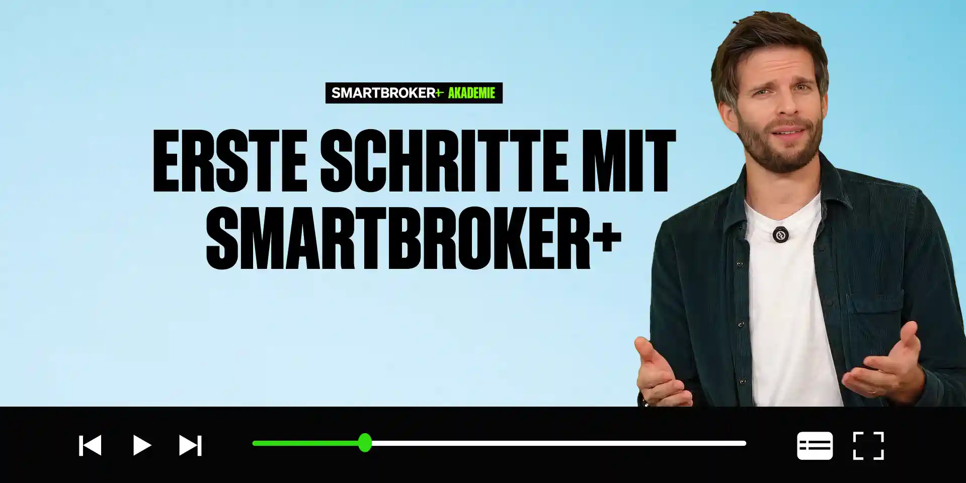Erste Schritte mit SMARTBROKER+